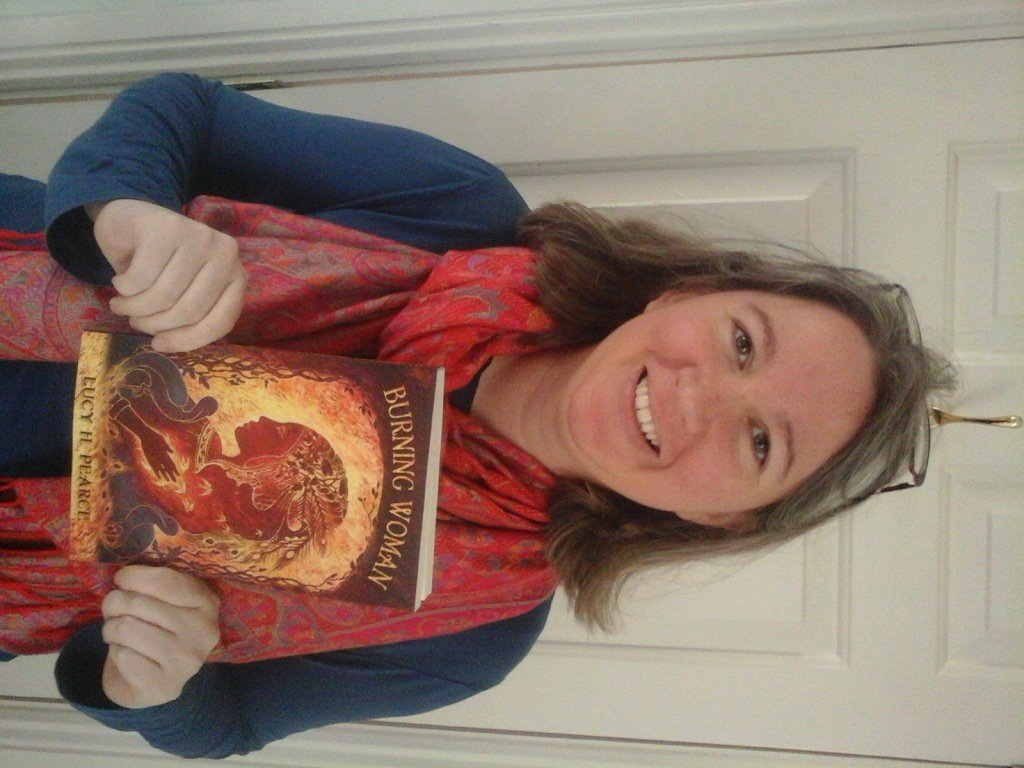 Burning Woman book and author Lucy H. Pearce